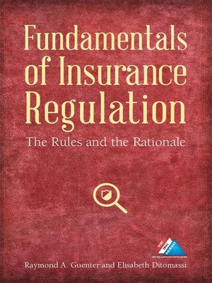 cover image of Fundamentals of Insurance Regulation